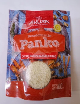 Сухарі Akura пластівці панірувальні Panko пшеничні 100 г