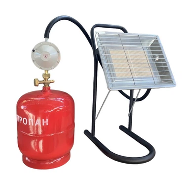 Газовый комплект обогреватель NURGAZ 310P+ Баллон InterTool 8л + редуктор со шлангом +горелка в подарок