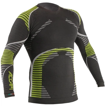 Термофутболка з довгим рукавом чоловіча Accapi HealthPower, Black/Lime, XS/S