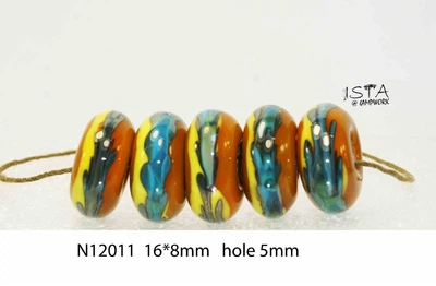 Набір скляних намистин № 12011 ISTA Lampwork