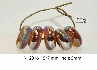 Набір скляних намистин № 12016 ISTA Lampwork