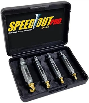 Набор насадок Speed Out для быстрого и легкого удаления поврежденных шурупов, саморезов и болтов, универсальный экстрактор