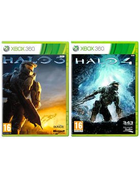 Набор Игра Microsoft Xbox 360 Halo 3 Английская Версия Б/У + Halo 4 Русские Субтитры