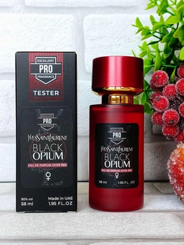 Парфюмированная вода для женщин (версия Yves Saint Laurent Black Opium Over Red) 58 мл