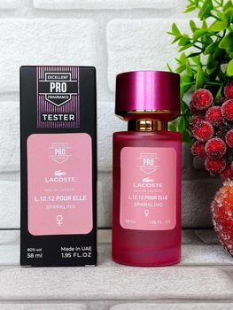 Парфюмированная вода для женщин (версия Lacoste Eau De L.12.12 Pour Elle Sparkling) 58 мл