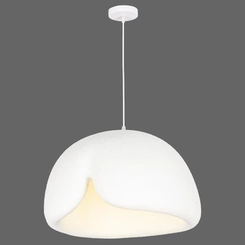 Гипсовая люстра белая 43см Wabi-Sabi (909-XL3620 (430) WH)