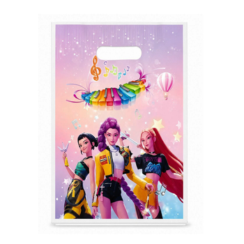Подарочные Пакеты Двухсторонние K-POP Demon Hunters 16х25см 10шт
