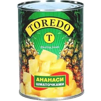 Ананас кусочками Toredo 580мл