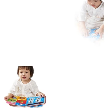Тканевая книжка-игрушка Auby Baby для детей 1-3 лет, мягкая и прочная, безопасна для жевания