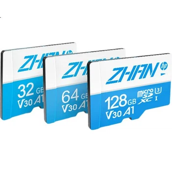 Карта пам'яті HP microSD 128 ГБ, C10 U3 V30, високошвидкісна, для зйомки 4K, для відеореєстраторів та камер відеоспостереження Xiaomi