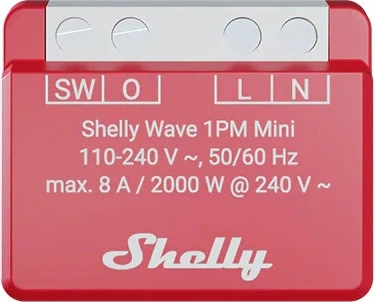 Inteligentny przekaźnik Shelly Wave 1PM Mini LR (3800238071936)