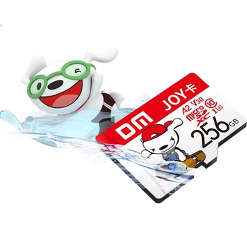 Карта памяти DM Daimai 256GB TF (MicroSD) JOY Co-Branded Edition C10 A2 U3 High-Speed Memory Card для смартфонов, компьютеров, видеорегистраторов и камер видеонаблюдения.