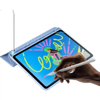 Чехол RBP для iPad 11/10 поколения (2025), A16, силиконовый, противоударный, с держателем стилуса, цвет белый лед