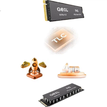 SSD диск GeIL P4S 1TB M.2 2280 NVMe PCIe 4.0 x4 TLC