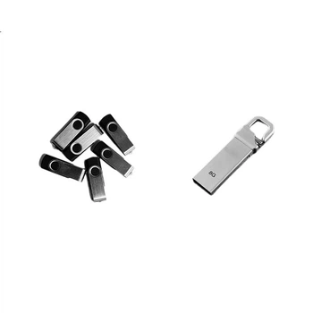 Флеш-накопичувач BIAZE 4 ГБ USB 2.0, USB-накопичувач для торгів, водонепроникний металевий, малої ємності для комп'ютера та автомобіля, 10 штук/коробка, UP017