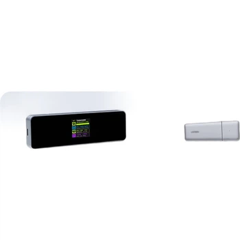 Корпус DOCKCASE для SSD M.2 NVMe внешний Type-C с дисплеем