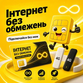 4G домашний интернет 350 грн/месяц, интернет для 3G/4G модемов и смартфонов Lifecell оплачен на месяц