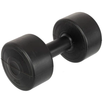 Гантель для фитнеса с PE покрытием 1штука Zelart TA-4759-4 1x4кг Черный