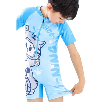 Купальник Li-Ning детский цельный для мальчиков и девочек 3-6 лет быстросохнущий