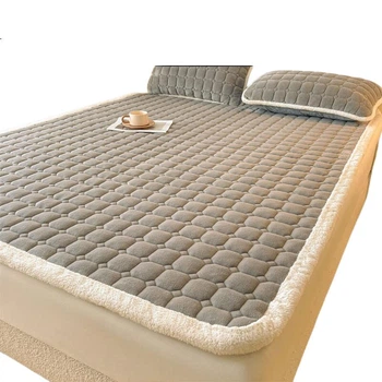 Наматрацник MINISO Milk Velvet Soft, складний, потовщений, теплий килимок для ліжка 1,8x2 метри