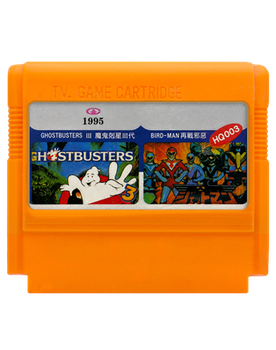 Збірник Ігор RMC Famicom Dendy 2 in 1 Chojin Sentai Jetman, Ghostbusters II (III) HQ003 90х TV Game Англійська Версія Тільки Картридж Б/У