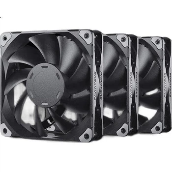 Вентиляторы PHANTEKS M25 140 мм с подшипником FDB и ШИМ-управлением, черные, 3 шт