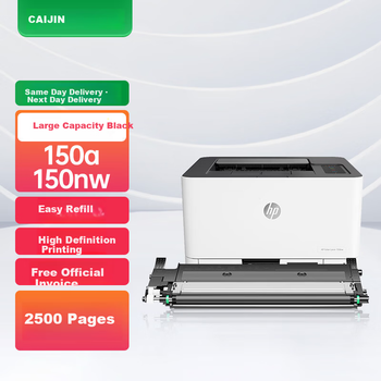 Сумісний картридж CaiJin HP 150a чорного кольору з чіпом для кольорового лазерного принтера HP 150nw HQ150 оригінальний чорний тонер-картридж W2080A сумісний тонер-порошок
