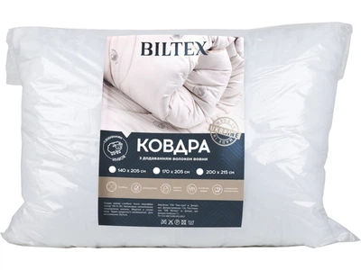 Одеяло зимнее двуспальное Biltex Wool 170х205