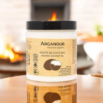 Органічна кокосова олія Arganour Organic Coconut Oil 250 мл