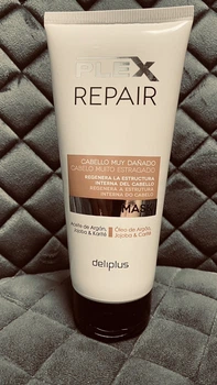 Реструктуризирующая маска для поврежденных волос Deliplus Plex Repair Mask 200 мл