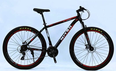 Велосипед двоколісний спортивний Corso NT-75188 «Nitro» (колеса Ø29"/гума, рама: 19"/сталь, швидкостей: 21, обладнання Saiguan)