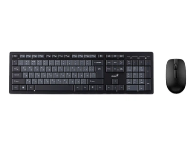 Клавіатура + миша бездротова Genius KM-8200, WL, EN/UKR Black (31340003428)