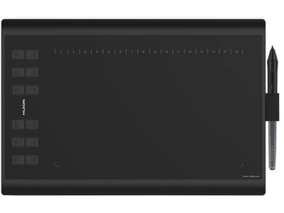 Графічний планшет Huion Inspiroy H1060P+рукавиця