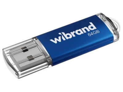 Флеш USB Wibrand USB 2.0 Cougar 64Gb Blue (WI2.0/CU64P1U)
