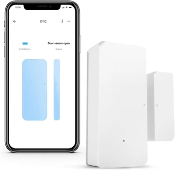 Датчик відкриття дверей і вікон SONOFF DW2 Wi-Fi без шлюзу