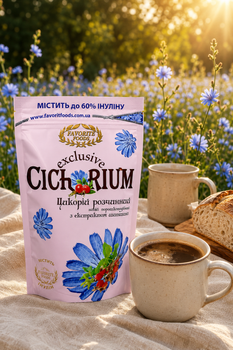 Цикорий растворимый Favorite Foods Exclusive Cichorium с экстрактом шиповника 100 г