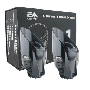 Противотуманные линзы Volkswagen Passat B6 с азотной капсулой 100W 8000Lm 6000K комплект 2 шт (03456)