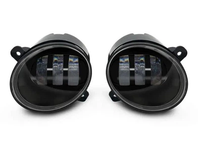 Противотуманные фары (ПТФ) LED для Kalina (Калина), 30W 12-24V с четкой СТГ, комплект 2 шт.