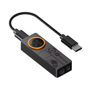 Підсилювач звуку з ЦАП для навушників Fosi Audio DS3 black