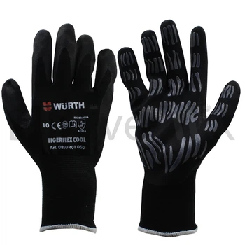 Рукавиці трикотажні робочі захисні утеплені WURTH TIGERFLEX-COOL 0899401050 XL (10) покриття латексне