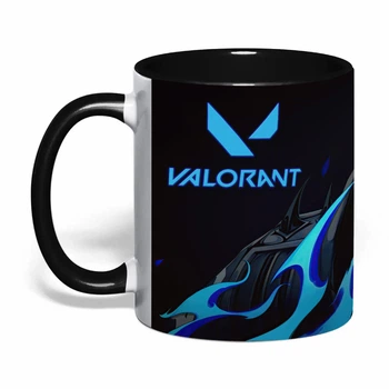 Чашка з друком "Valorant/Валорант" №3 (колір чорний) (46252)