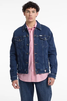 Мужская джинсовая куртка Guess 50(L) Синий (153184)