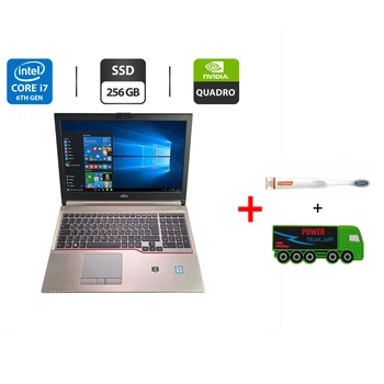 Мобильная рабочая станция Fujitsu Celsius H760 / 15.6" (1920x1080) IPS / Intel Core i7-6920HQ (4 (8) ядра по 2.9 - 3.8 GHz) / 32 GB DDR4 / 256 GB SSD / nVidia Quadro M2000M, 4 GB GDDR5, 128-bit / WebCam б/у + + Подарок Зубная щетка Colgate + Павербанк