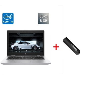 Ноутбук Б-клас HP ProBook 640 G5 / 14" (1920x1080) IPS / Intel Core i5-8365U (4 (8) ядра по 1.6 - 4.1 GHz) / 8 GB DDR4 / 256 GB SSD / Intel UHD Graphics 620 / WebCam / HDMI / Windows 10 б/в + Подарунок Флеш-накопичувач USB 32 GB