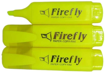Набір текст-маркерів жовтих Firefly 10шт OR-505-Y