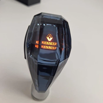 Ручка RENAULT переключение передач с подсветкой хрусталь RGB