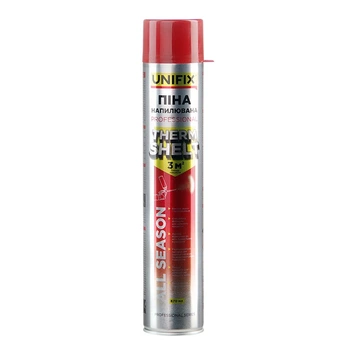 Піна професійна напилювана Thermshelt 870мл UNIFIX