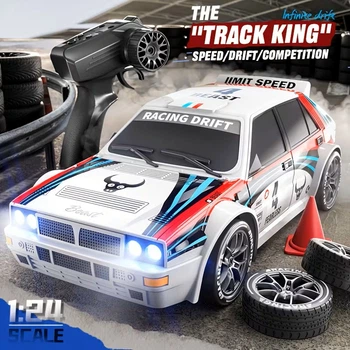 Радиоуправляемая дрифт машинка 1:24 4WD High-Speed Racing Car с двумя режимами скорости и LED фарами