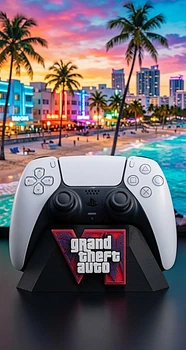 Держатель для геймпада DualSense PS5 в стиле GTA 6