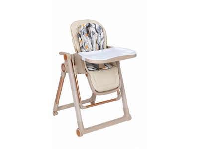 Детский стульчик для кормления ADBOR GLAMOUR / Стульчик-качели 2в1 для детей beige